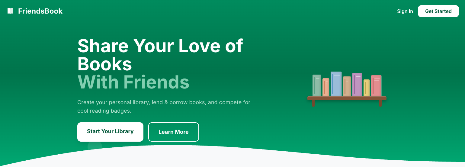 FriendsBook - Your Social Book Library